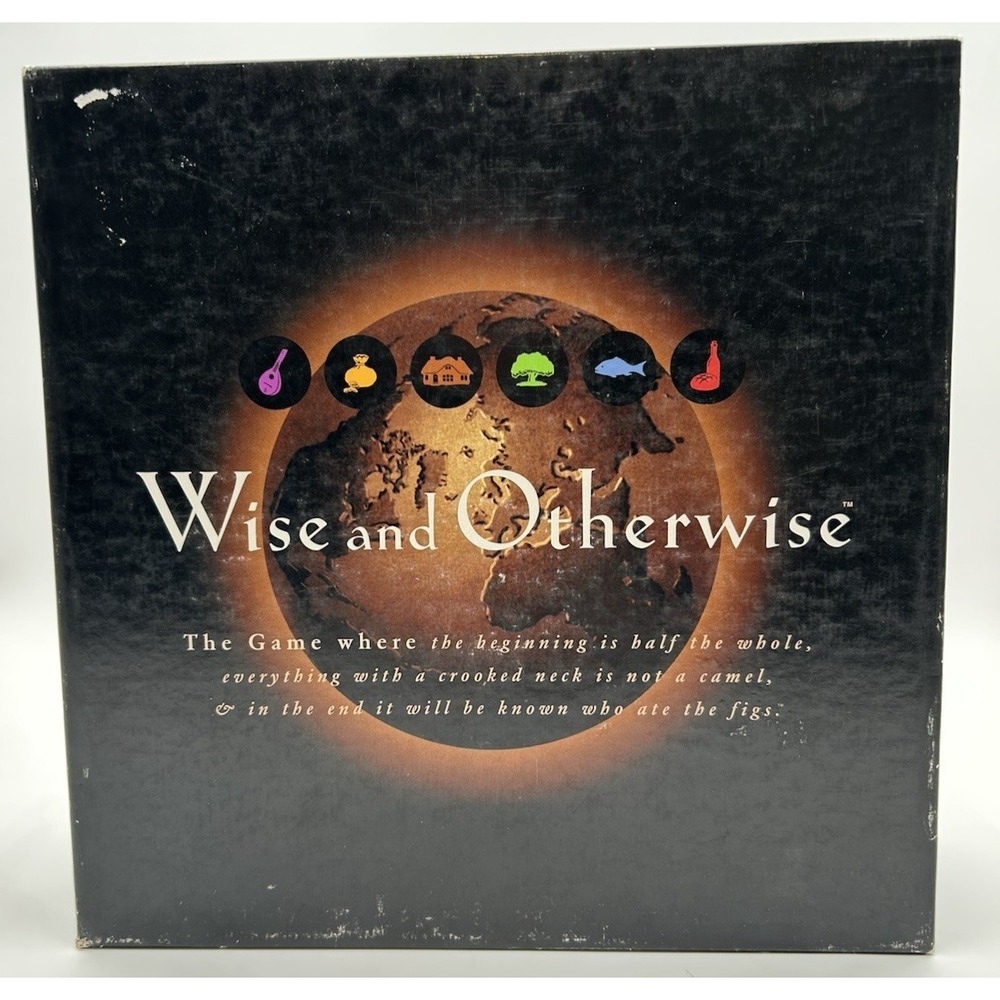 Wise And Otherwise Board Game Beginning Is Half The Whole‎ 1997 Complete